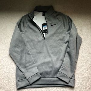 Nike men’s 1/4?zip pullover gray